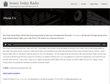 Tablet Screenshot of issuestodayradio.com